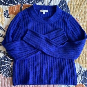 Madewell Blue Crew Neck Sweater